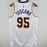 2024/25 Lakers TOSCANO #95 White NBA Jerseys