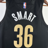 2023/24 Grizzlies SMART #36 Black City Edition NBA Jerseys Hot Pressed