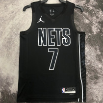 2023 Nets DURANT #7 Black NBA Jerseys