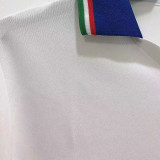1982 Italy Away White Retro Soccer Jersey