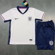 2024/25 England Home White Kids Soccer Jersey