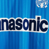 1990/91 Marseille Away Blue Retro Soccer Jersey