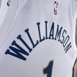 2023/24 Pelicans WILLIAMSON #1 White NBA Jerseys