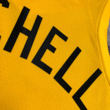 2023 Jazz MICHELL #45 Yellow NBA Jerseys