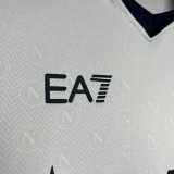2024/25 Napoli Away White Fans Soccer Jersey