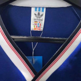 1988-1990 M Utd Away Blue Retro Soccer Jersey