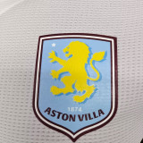 2024/25 Aston Villa Away White Player Version Soccer Jersey