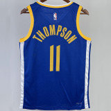 2023/24 Warriors THOMPSON #11 Blue NBA Jerseys