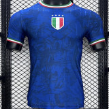 2024/25 Italy Blue Player Version Soccer Jersey