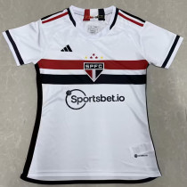2023/24 Sao Paulo Home White Women Soccer Jersey