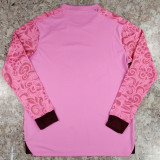 2024/25 Palestine Pink Long Sleeve Soccer Jersey 英文