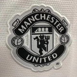 2013/14 M Utd Away White Retro Soccer Jersey