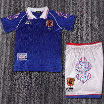 1998 Japan Home Retro Kids Soccer Jersey