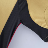 2013/14 AC Milan Third Gold Retro Soccer Jersey