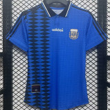 1994 Argentina Away Retro Player Version Soccer Jersey