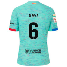 GAVI #6 BA 1:1 Third Blue Fans Soccer Jersey 2023/24 (LaLiga Font 西甲字体)