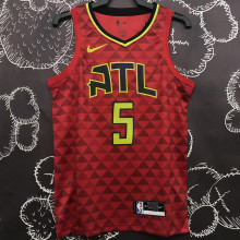 Hawks MURRAY #5 Red NBA Jersey