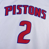2023/24 Pistons CUNNINGHAM #2 White NBA Jerseys 热压