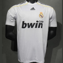 2009/10 RM White Home Retro Player Version Soccer Jersey 球员版