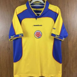 2001/02 Colombia Home Yellow Retro Soccer Jersey