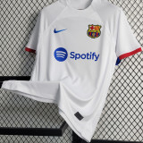LEWANDOWSKI #9 BA 1:1 Quality Away Fans Jersey 2023/24 (Have UNHCR ACNUR 有背号下广告) ★★