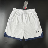 2024/25 UA~ White NBA Cotton Shorts Pants