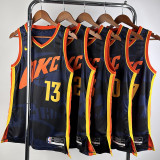 2023/24 KC Thunder HOLMGREN #7 Black City Edition NBA Jerseys