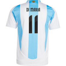 DI MARIA #11 Argentina Home Fans Soccer Jersey 2024/25