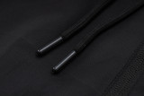 2024 MS Black Hoody Zipper Jacket Windbreaker