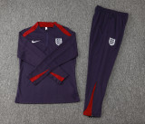 2024/25 England Purple Kids Sweater Tracksuit