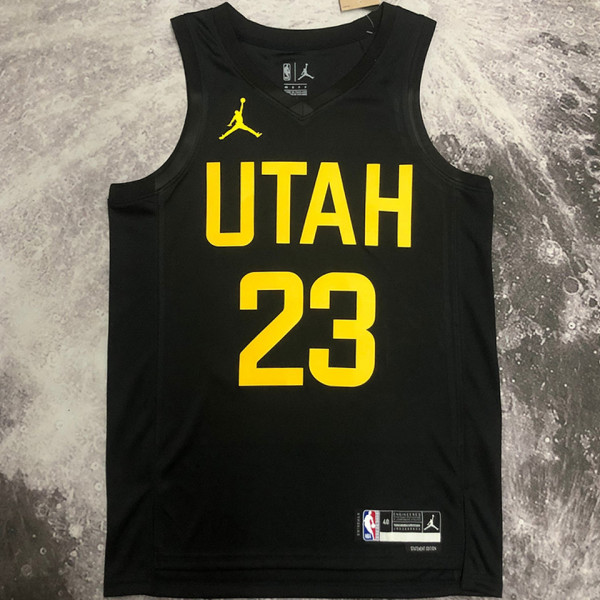 2023 Jazz MARKKANEN #23 Black NBA Jerseys