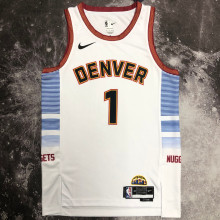 Nuggets PORTER JR. #1 City Edition Off White NBA Jerseys