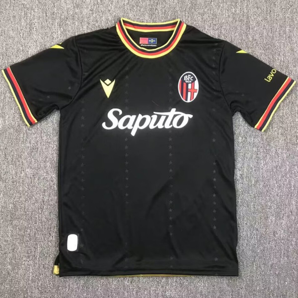 2024/25 Bologna Third Black Fans Soccer Jersey