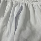 2024/25 UA~ White NBA Cotton Shorts Pants