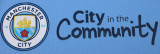 2022/23 Man City Home Blue Player Version Soccer Jersey