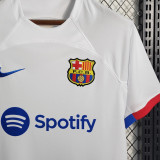 LEWANDOWSKI #9 BA 1:1 Quality Away Fans Jersey 2023/24 (Have UNHCR ACNUR 有背号下广告) ★★