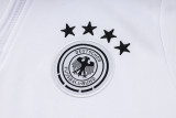2025 Germany White Hoody Zipper Jacket Windbreaker