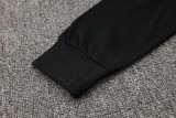 2025 In Milan Black Hoody Zipper Jacket Windbreaker