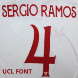 2023/24 Sevilla FC Home White Fans Soccer Jersey