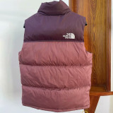 1996 THE N FACE Purple Vest Down Jackets