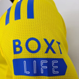 2024/25 Leeds United Away Yellow Player Version Soccer Jersey