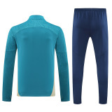 2025 MS Dark Green Kids Sweater Tracksuit