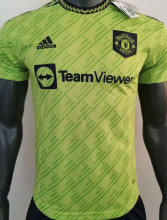 2022/23 M Utd Third Green Player Version Soccer Jersey