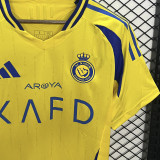 2024/25 Al Nassr Home Yellow Player Version Soccer Jersey