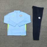 2025 Man City Sky Blue Sweater Tracksuit