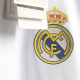 2017/18 RM Home White Retro Player Version Soccer Jersey 球员版带胸前章
