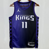 2024/25 Kings SABONIS #11 Purple NBA Jerseys 热压
