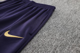 2024 PSG Dark Purple Hoody Zipper Jacket Tracksuit