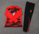 2025 AC Red Kids Sweater Tracksuit