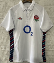 2024/25 England Home White Rugby POLO Shirt 英格兰 有领
